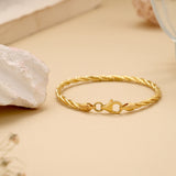 Charming Golden Twisted Style Kada