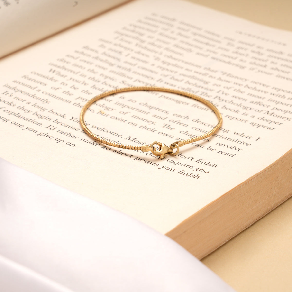 Simple Golden Design Bracelet