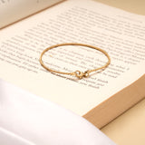 Simple Golden Design Bracelet