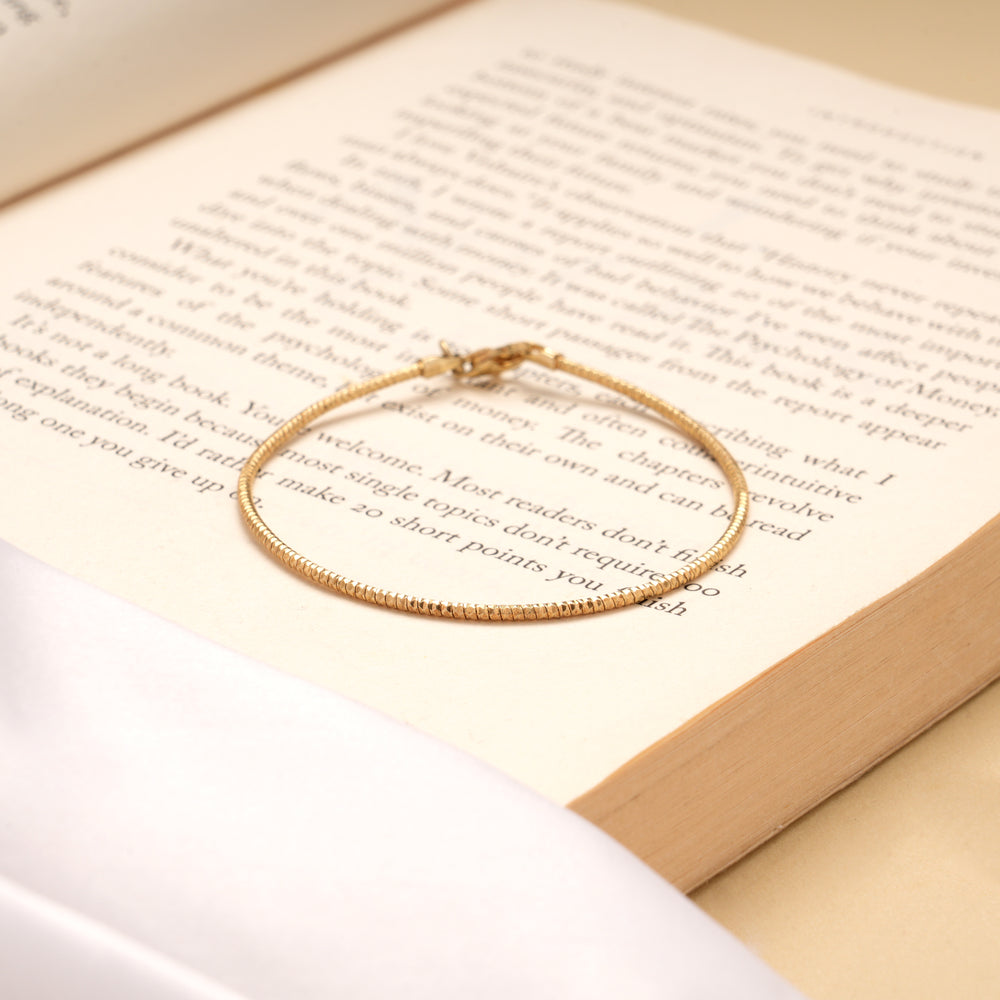 Simple Golden Design Bracelet