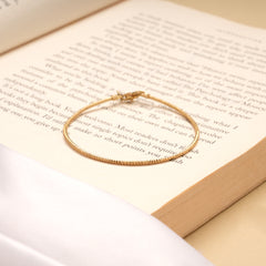 Simple Golden Design Bracelet