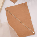 Ethnic Silver Figaro Link Chain Bracelet