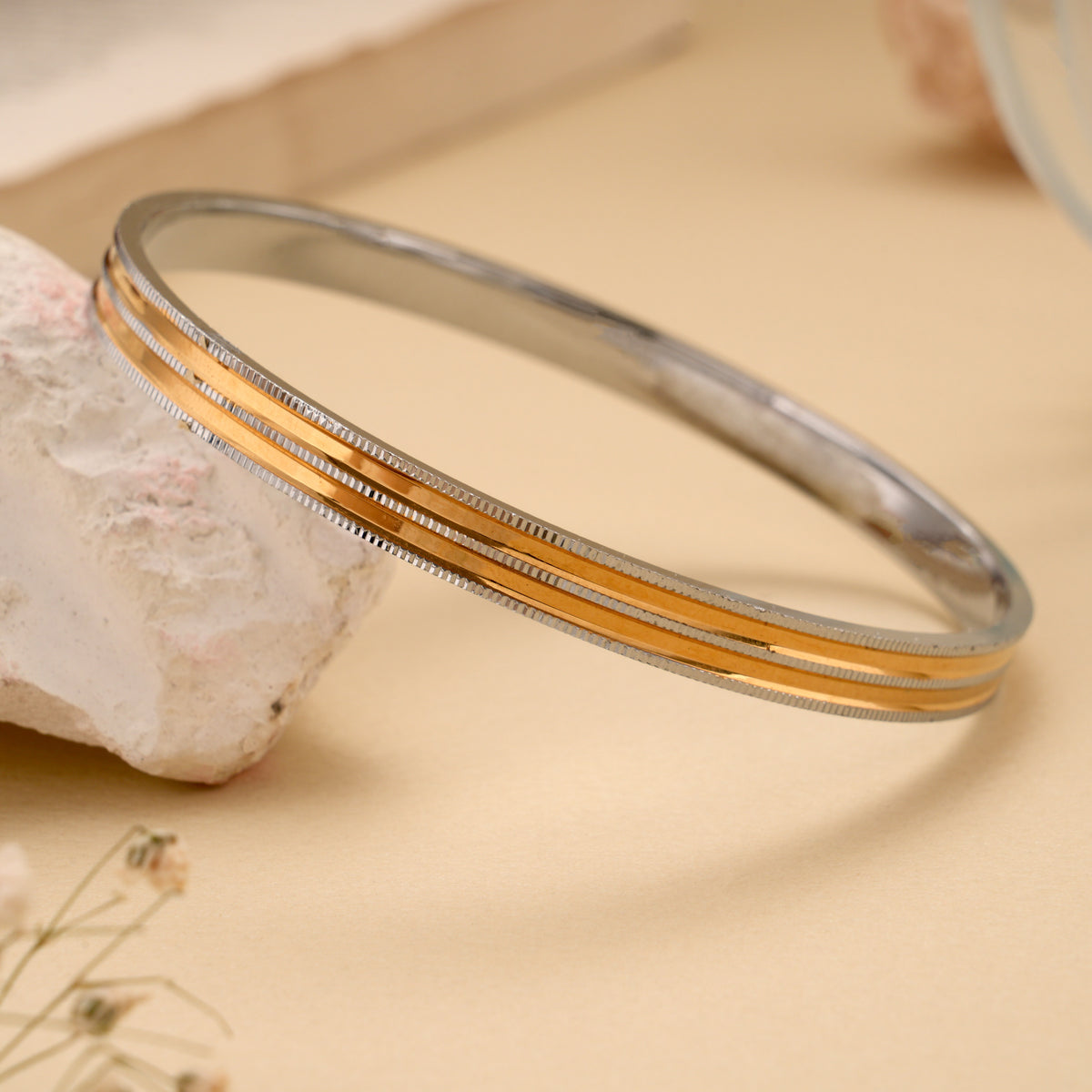 Stylish Dual Tone Kada for Men