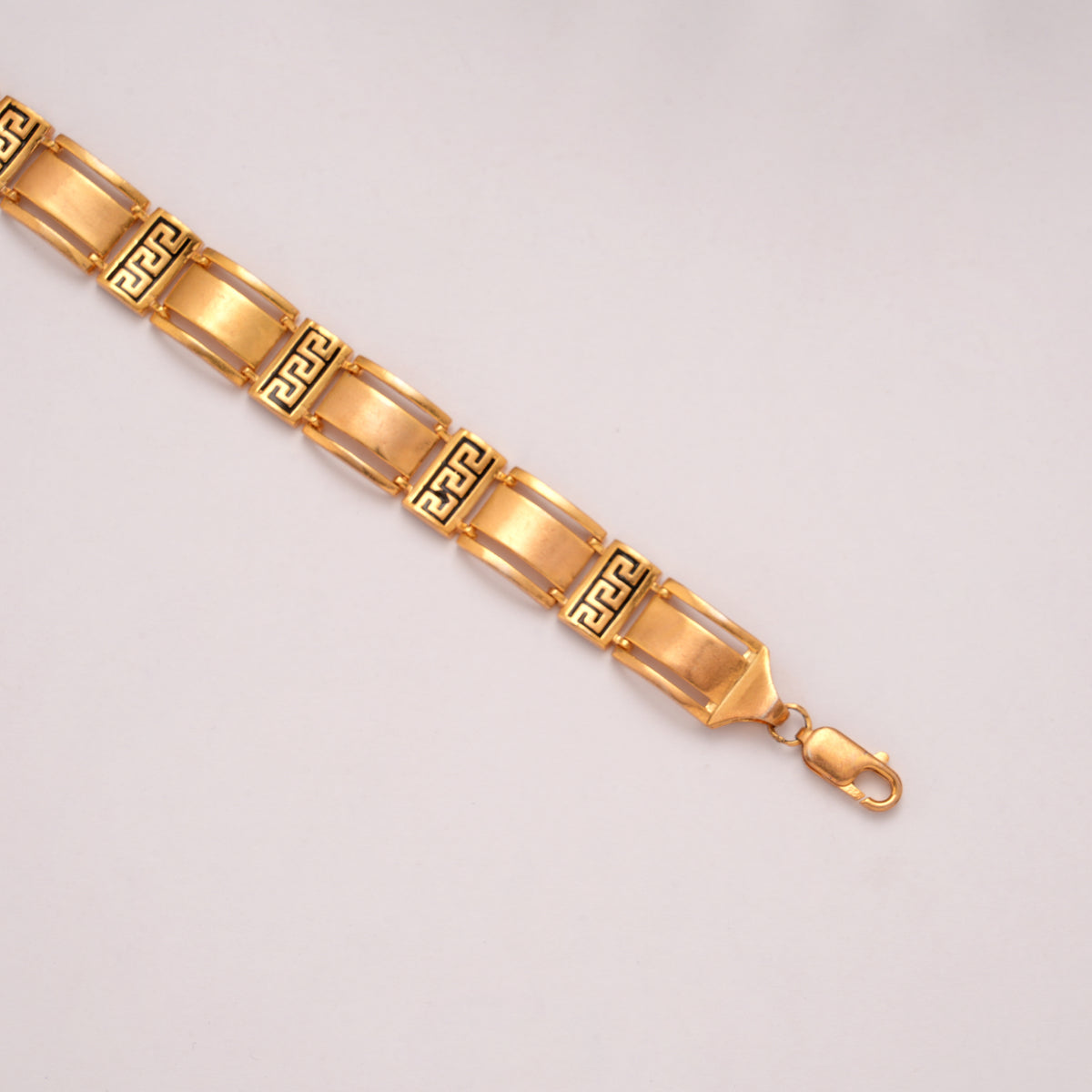 Minimalist Golden Flexible Bar Link Bracelet