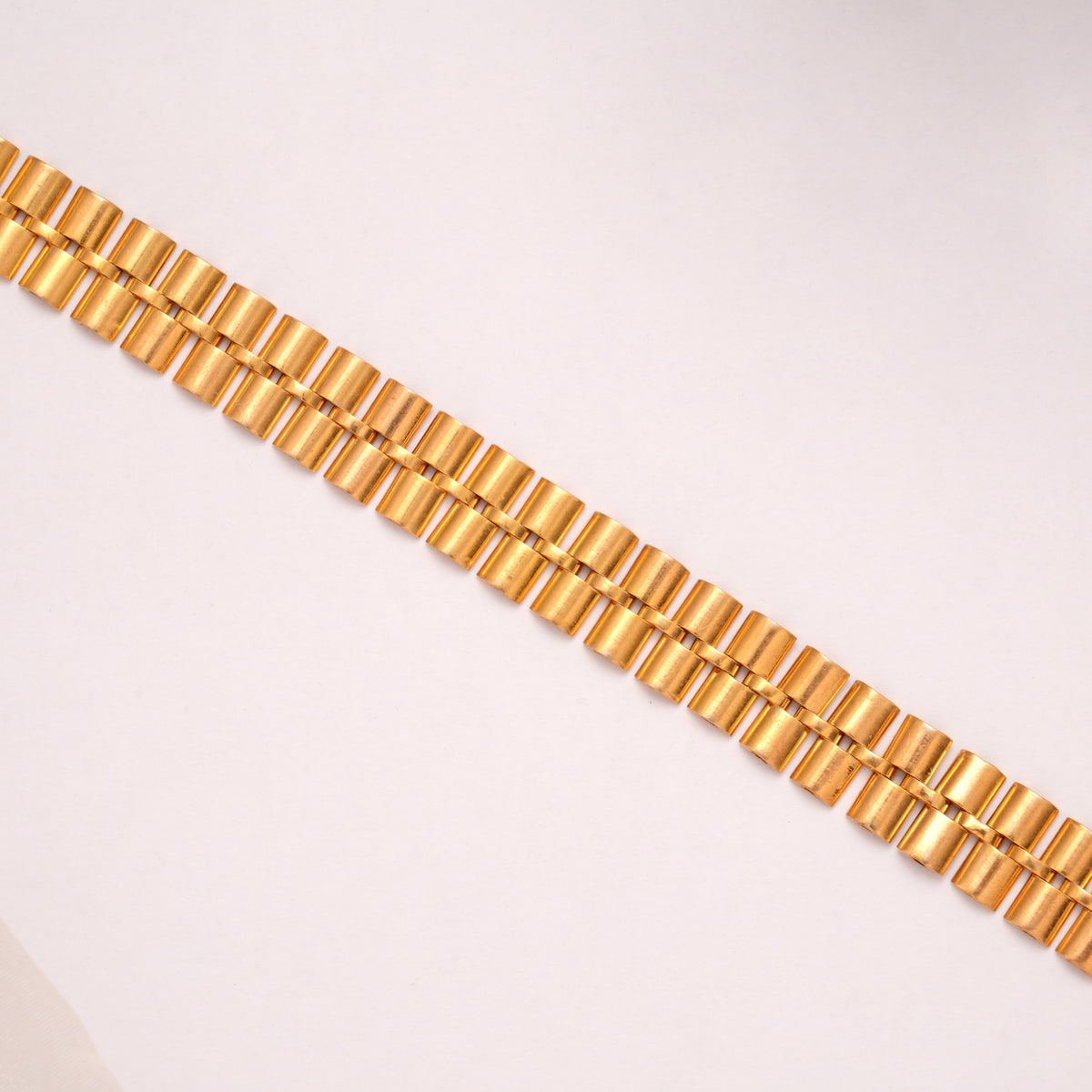 Elegant Golden Rolex Jubilee Link Bracelet
