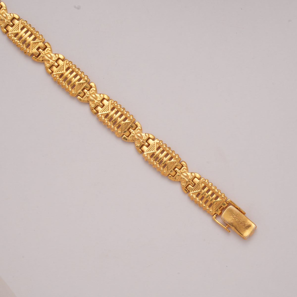 Premium Ornate Design Golden Bracelet