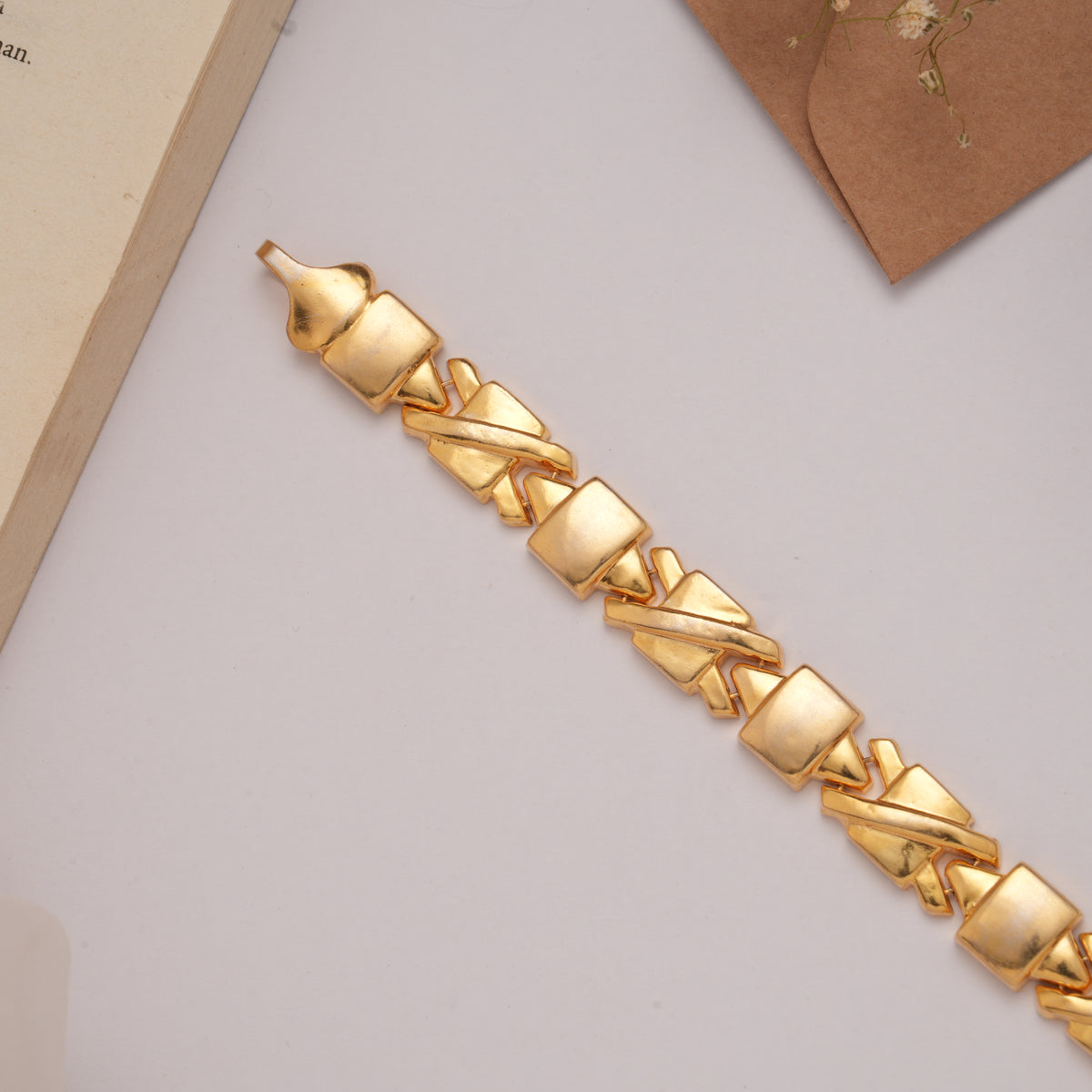 Royal Golden Intertwined Men's Bracelet