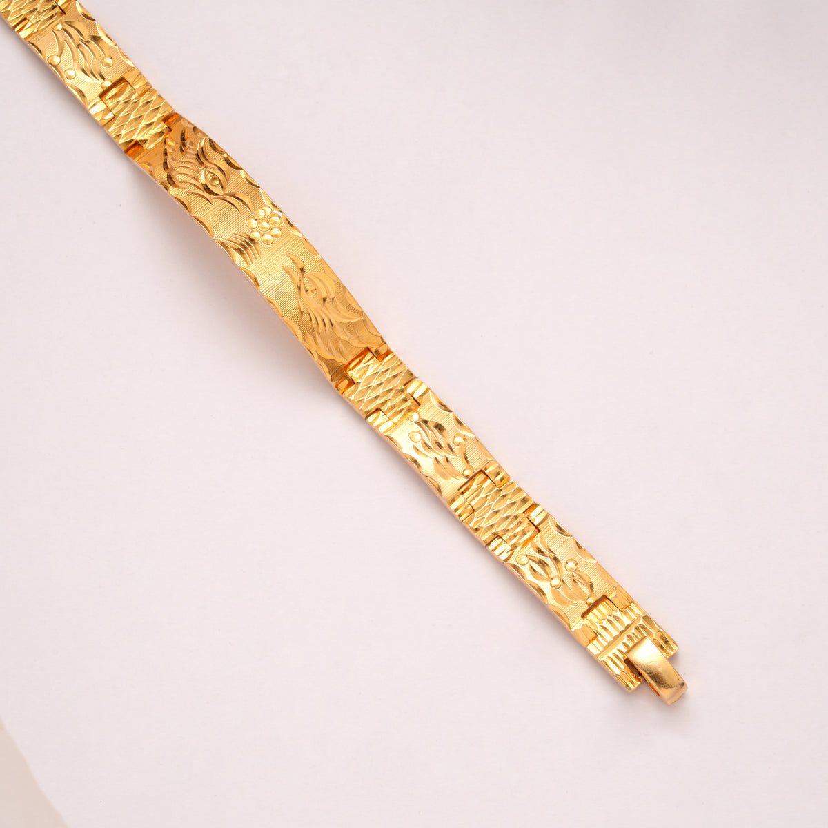 Modern Golden Traditional Men's Bracelet