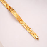 Modern Golden Traditional Men's Bracelet