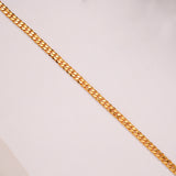 Heritage Thin Curb Golden Bracelet