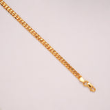 Heritage Thin Curb Golden Bracelet