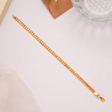 Heritage Thin Curb Golden Bracelet
