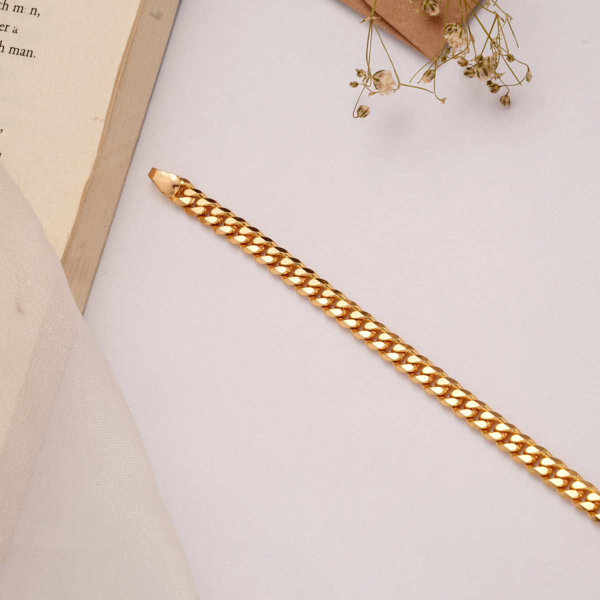 Fancy Golden Sachin Bracelet