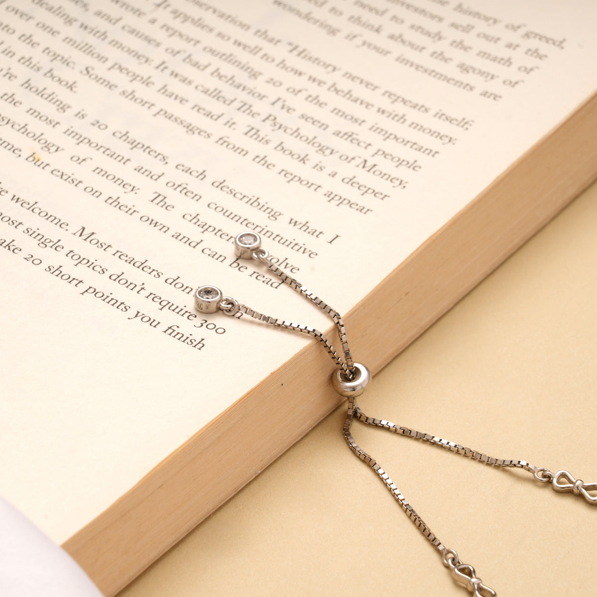 Premium Heart Stone Link Silver Bracelet