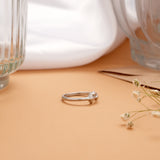 Minimalist Triple Star Silver Ring