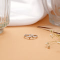 Minimalist Triple Star Silver Ring