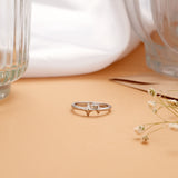 Minimalist Triple Star Silver Ring