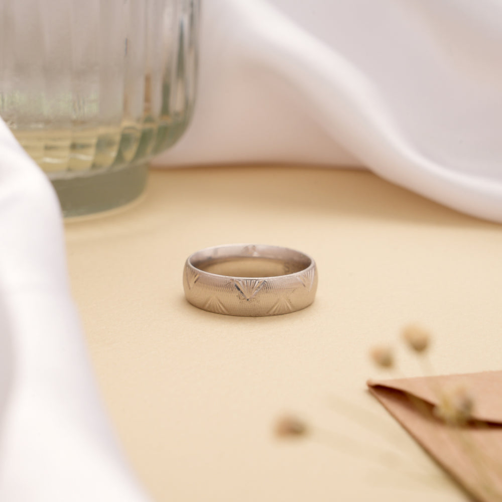 Minimal Band Design Silver Ring