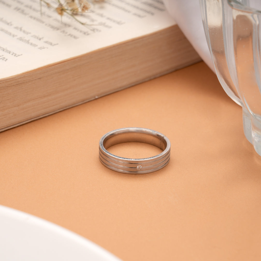 Luxury Layer Silver Couples Ring