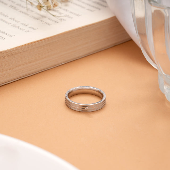 Luxury Layer Silver Couples Ring
