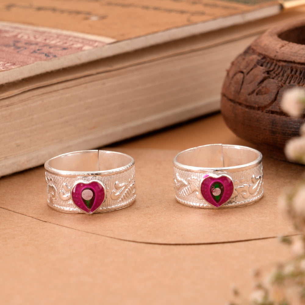 Premium Enamel Design Silver Metti