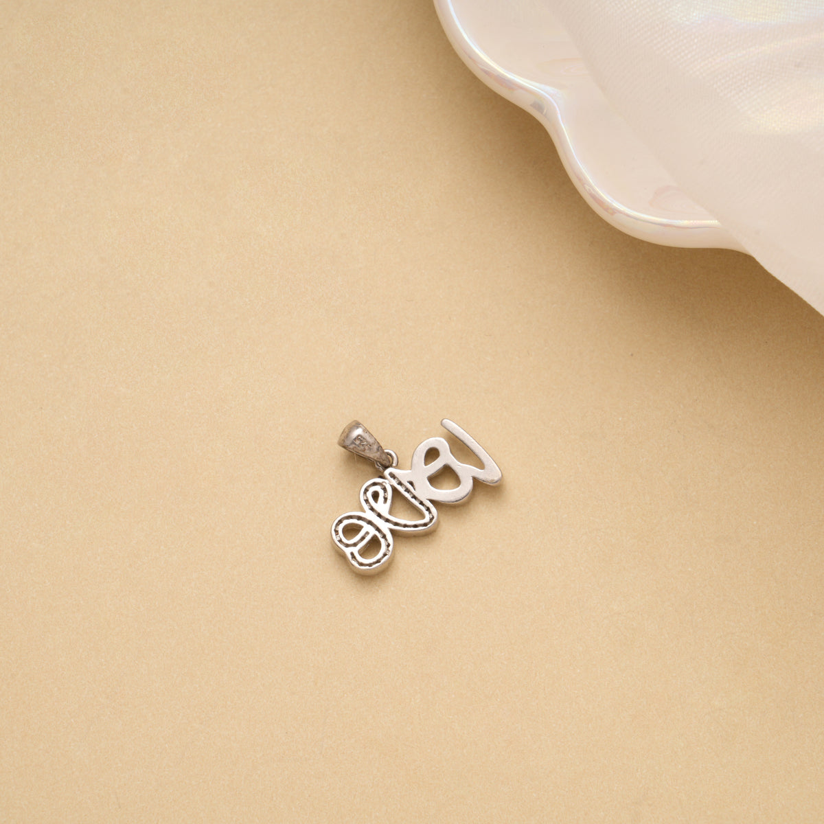 Happy Love Stone Silver Pendant