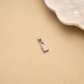 Minimal Lock Silver Pendant