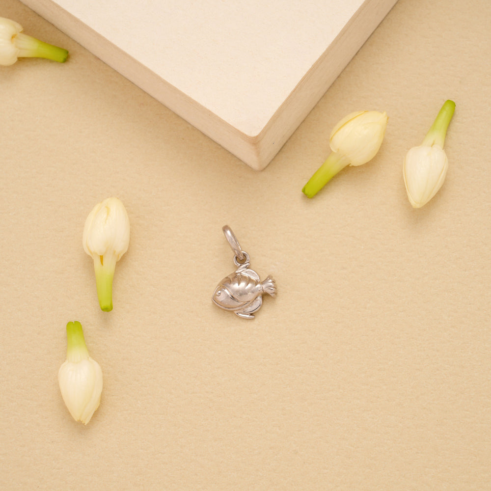 Charm Fish Silver Pendant