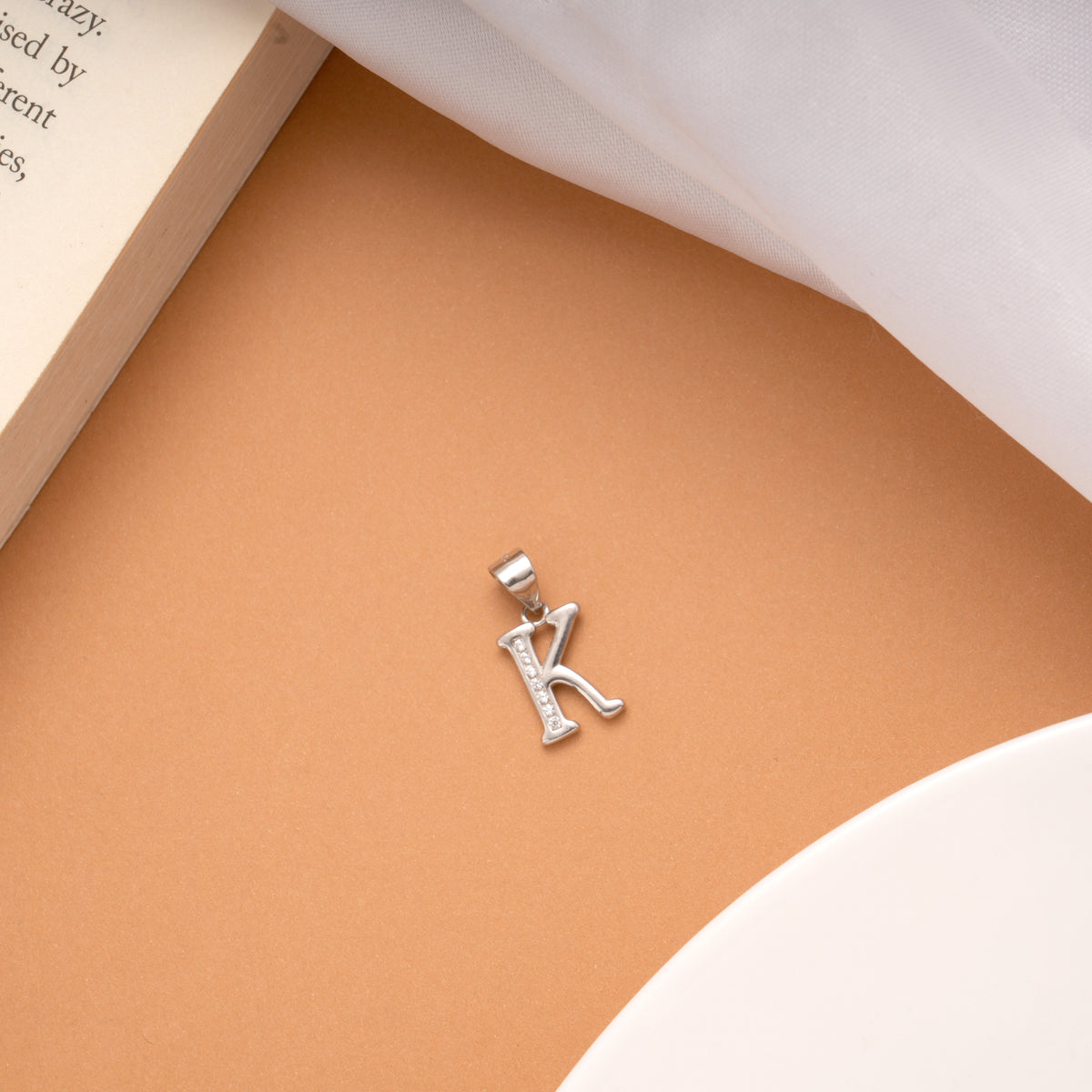 Stylish K Silver Pendant