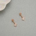 Minimal Floral Drop Diamond Koppu