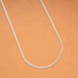 Stylish Locked Design Silver Men’s Chain