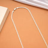 Stylish Locked Design Silver Men’s Chain