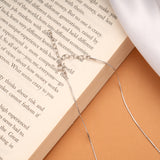 Tiny Charm Twisted Women Silver Chain