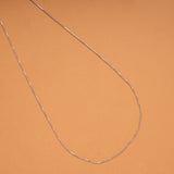 Tiny Charm Box Design Silver Chain
