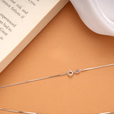 Trendy Snake Design Silver Chain for Women
