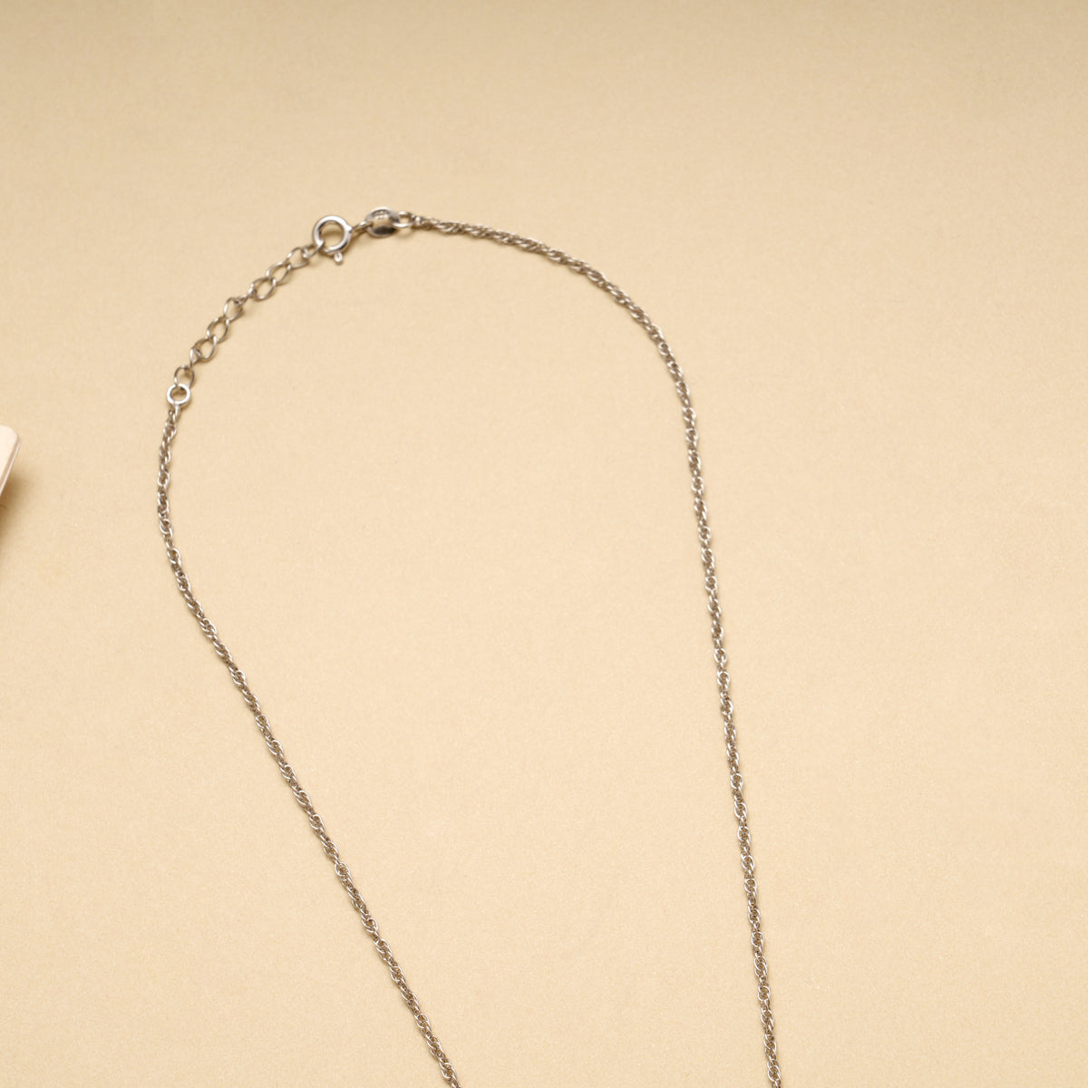 Classic Triple Stone Silver Chain