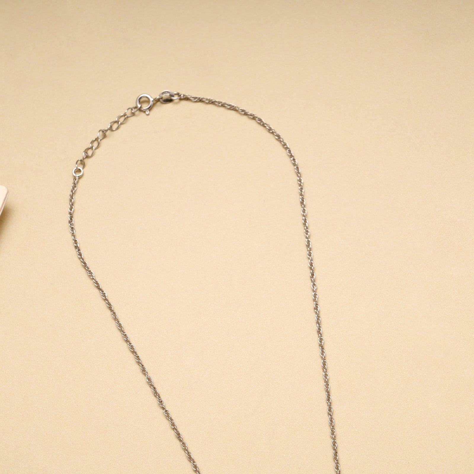 Classic Triple Stone Silver Chain