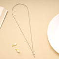 Classic Triple Stone Silver Chain