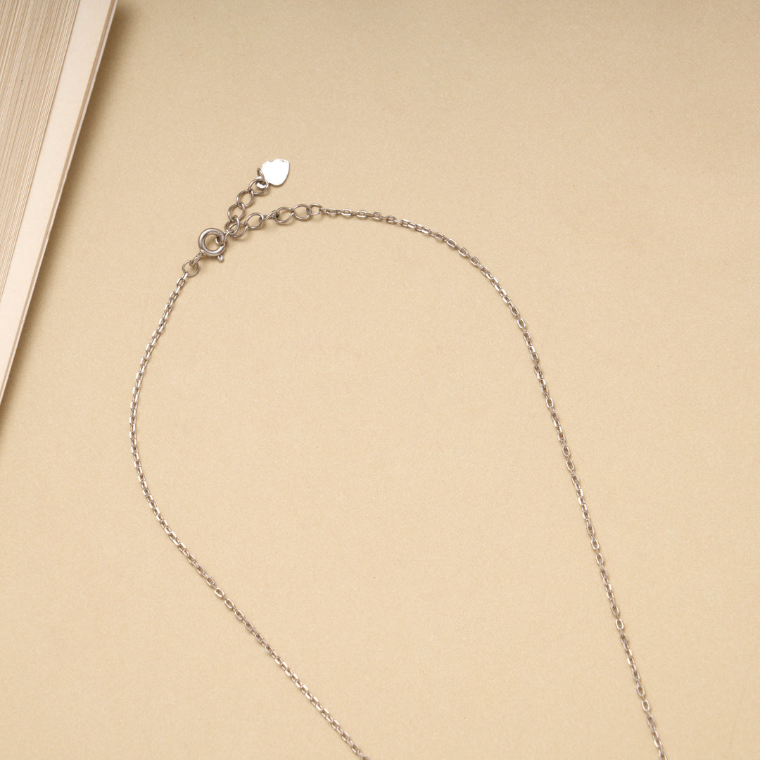 Elegant Evil Eye Blue Stone Silver Chain