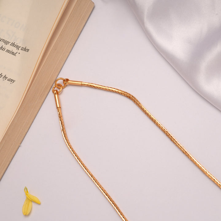 Traditional Smooth Finish Gold Plated Chain