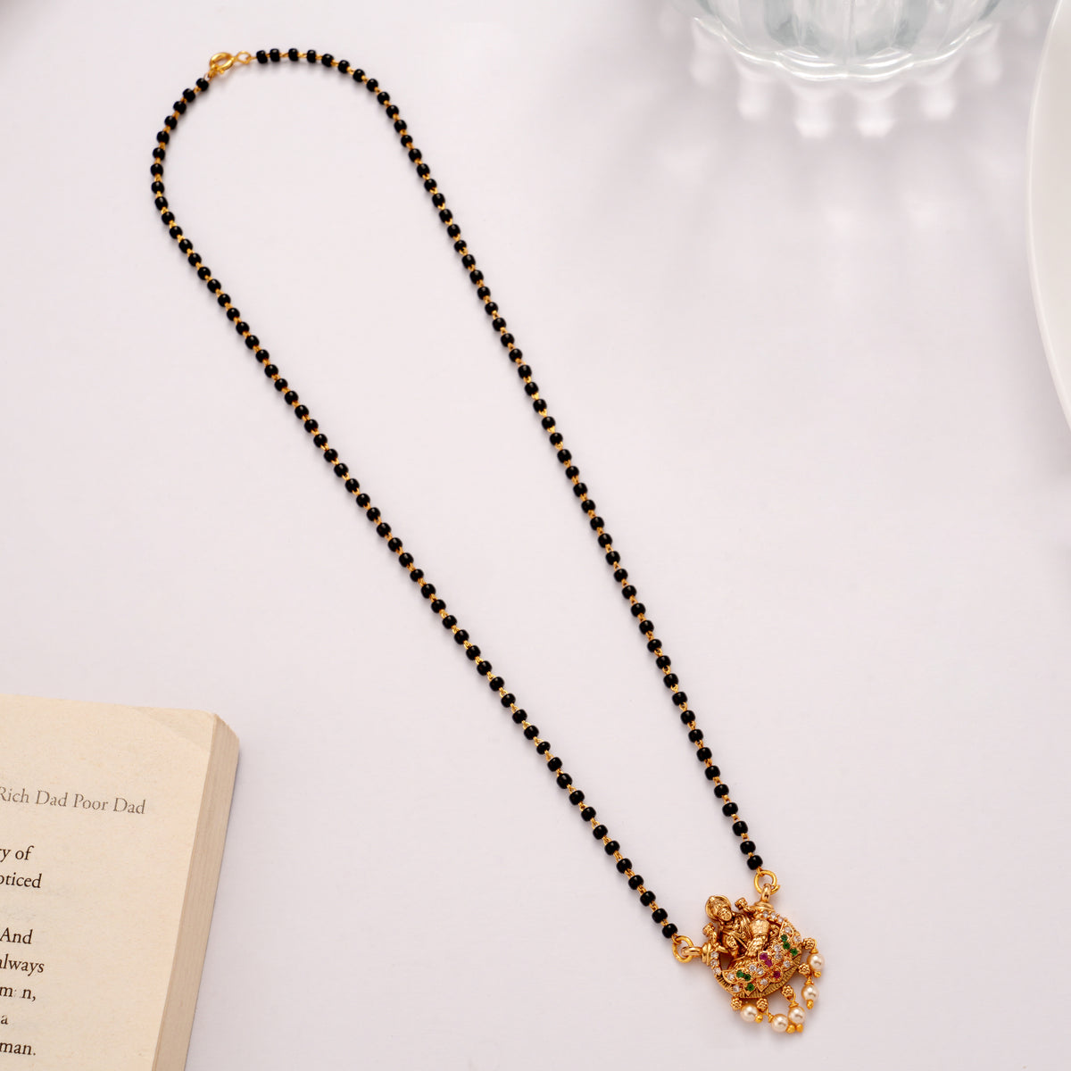 Divine Dhana Lakshmi Mangal Sutra Golden Chain