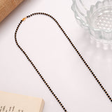 Sparkling Double Layer Stone Golden Mangal Sutra Chain