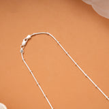 Silver Beaded Rope Women’s Chain