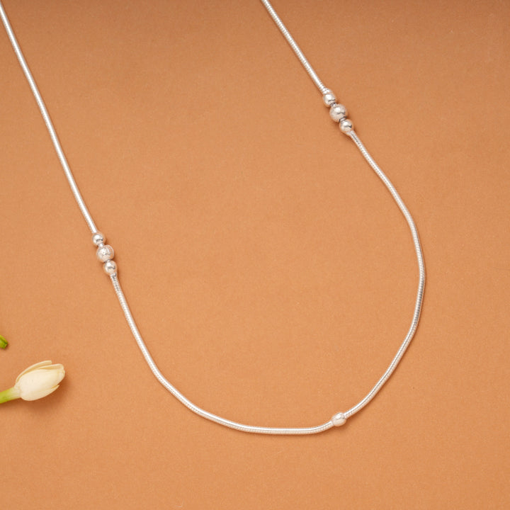 Classic Silver Balls Women’s Chain