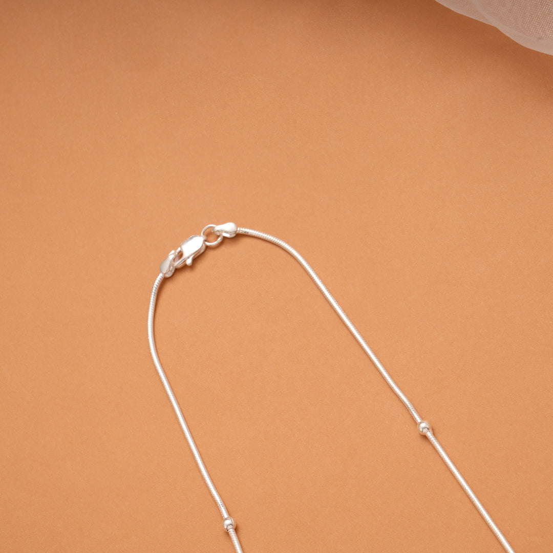 Classic Silver Balls Women’s Chain