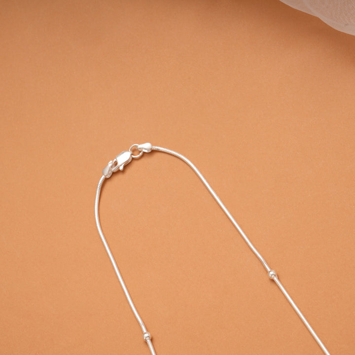 Classic Silver Balls Women’s Chain