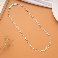 Bold Paper Link Silver Men’s Chain