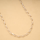 Unique Silver Paper Link Men’s Chain