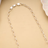 Unique Silver Paper Link Men’s Chain