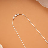 Minimal Triple Silver Beads Women’s Chain